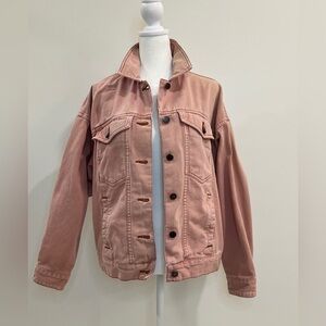 BDG Pink Denim Jacket - S